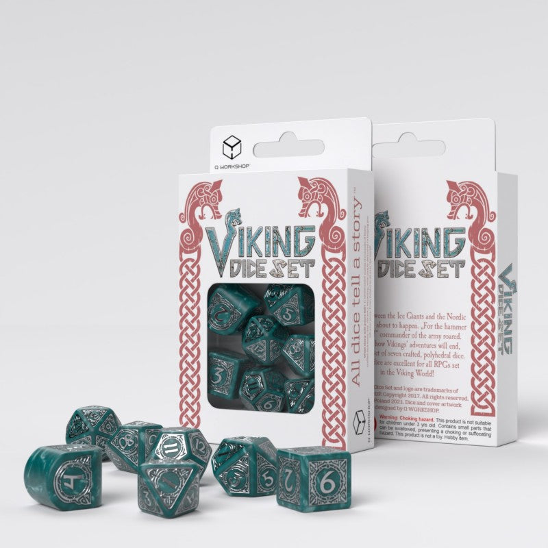 Set de zaruri Viking Modern: Mjolnir